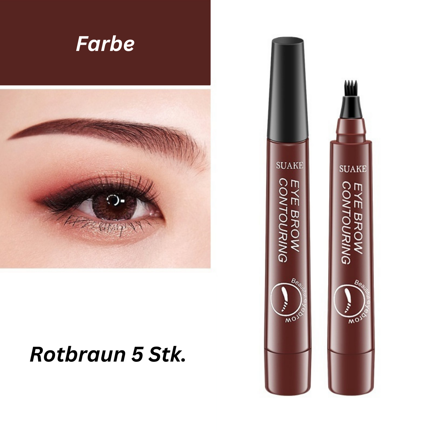 Wasserfester Augenbrauenstift für langanhaltendes Make-up